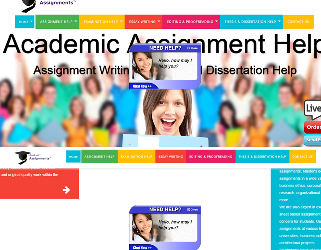 Assignment Help Website Design